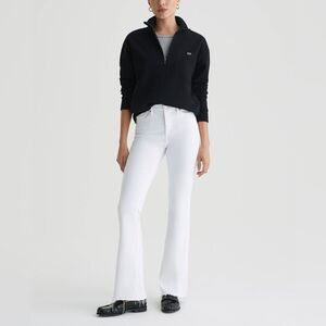 AG Farrah Boot High-rise Size 31 White Raw Hem